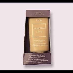 Tarte Amazonian Clay 16-hour full coverage foundation.